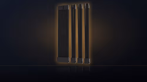 Lay out an ATX cable curve before fixing the comb positions