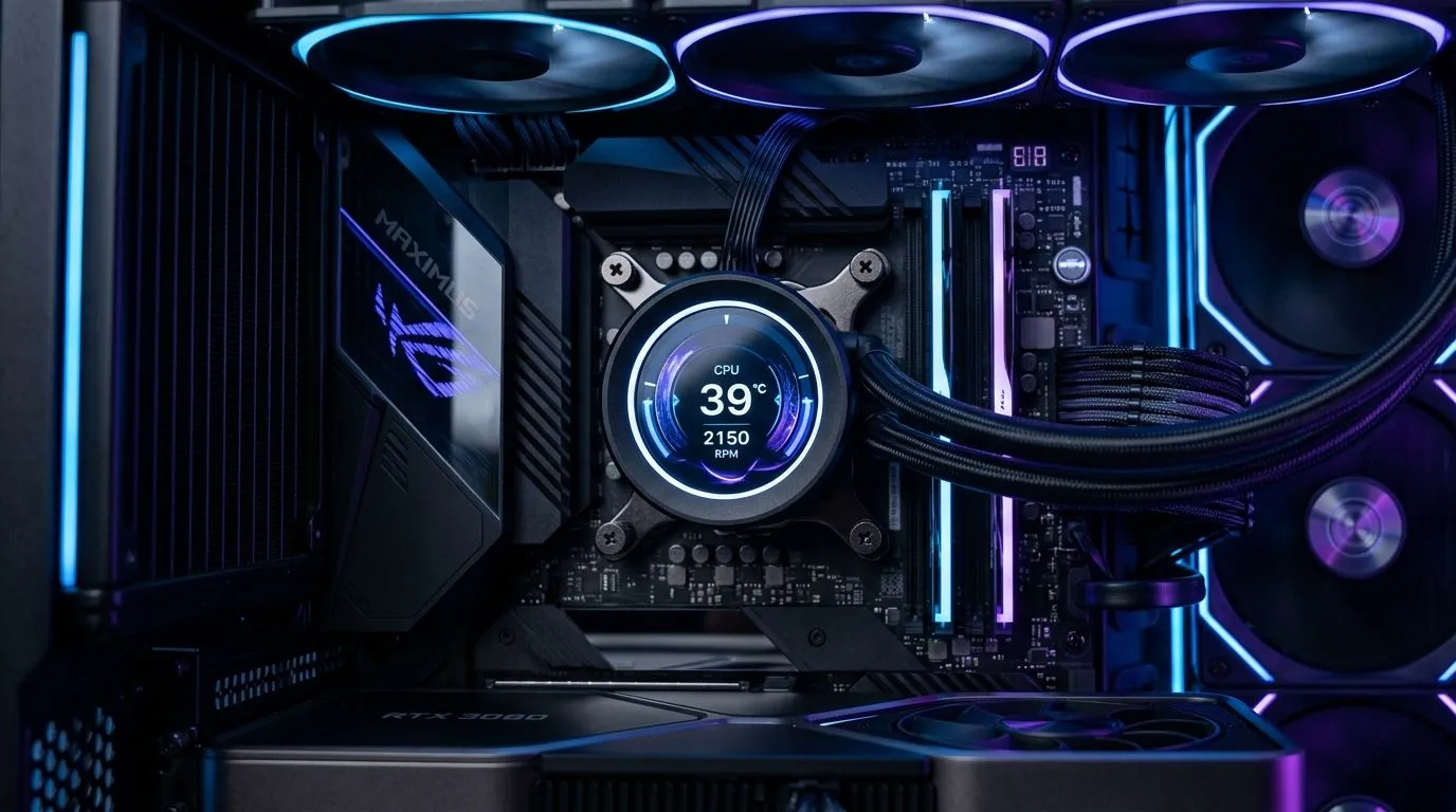 LCD displays vs performance-focused heatsinks