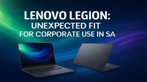 Lenovo Legion for Business South Africa: The Ultimate Power Move