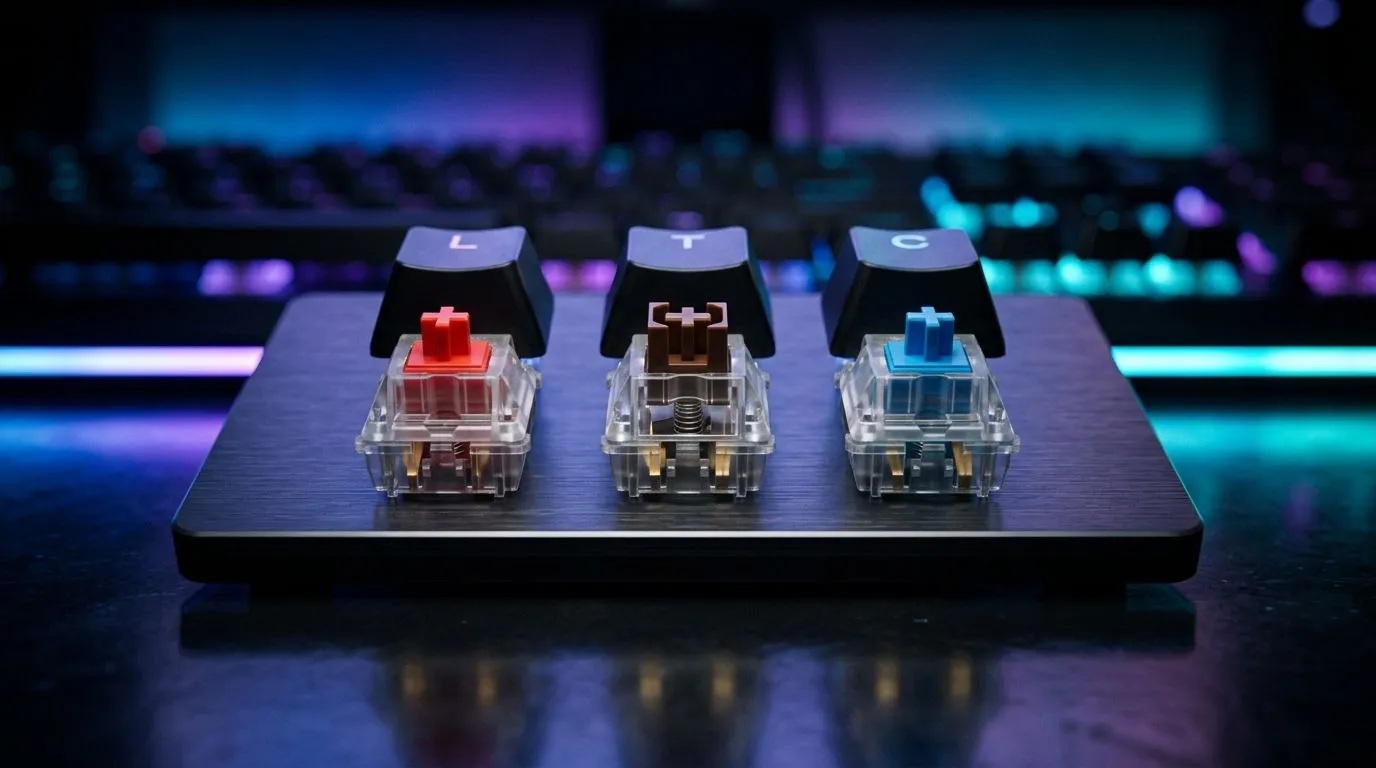 How switch feel changes speed, accuracy, and fatigue