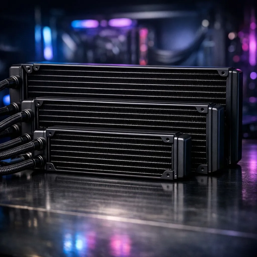 Right Radiator Size for 9850X3D