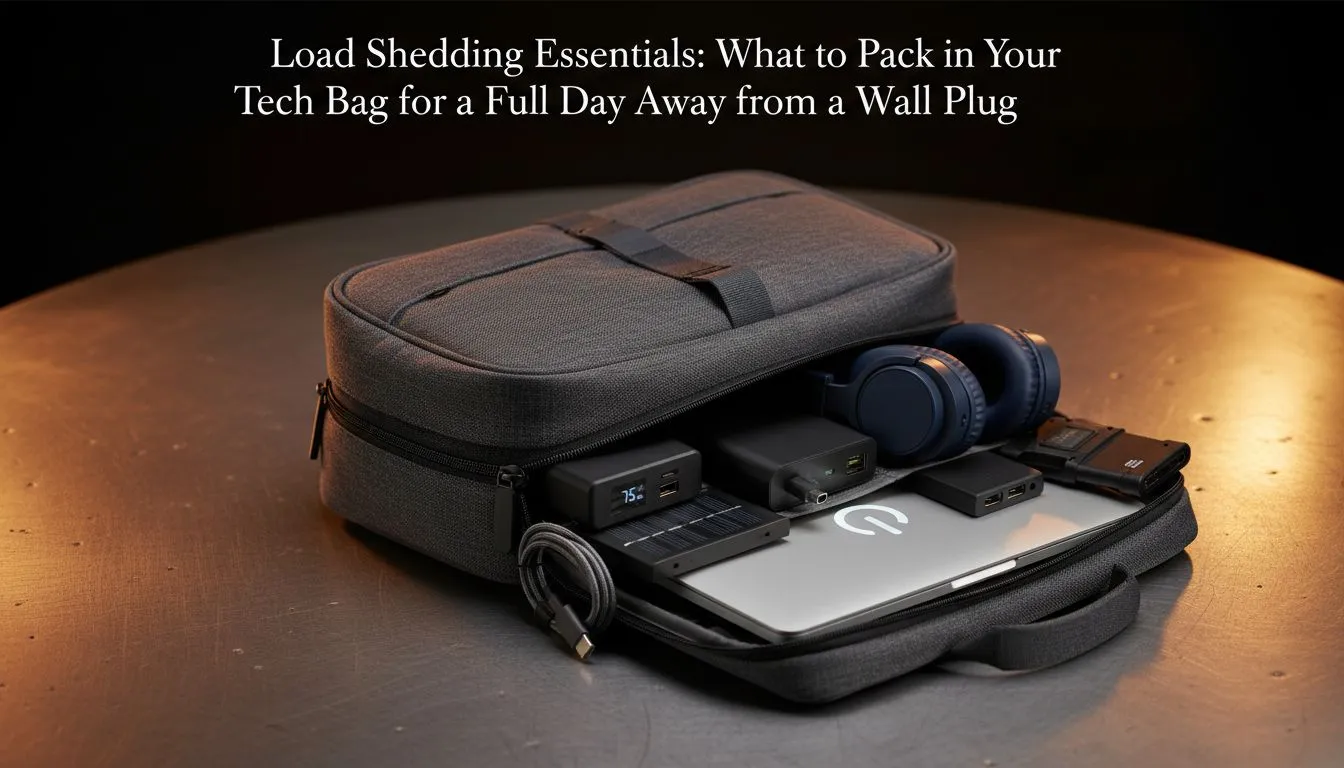 Pack your tech for a day without power