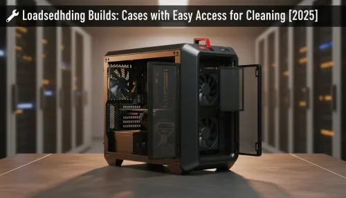 Easy to Clean PC Cases for Loadshedding Builds 2025
