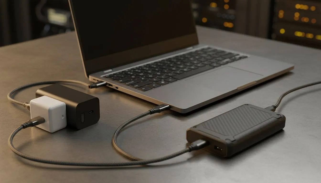 Loadshedding-ready USB-C PD Laptop Setup
