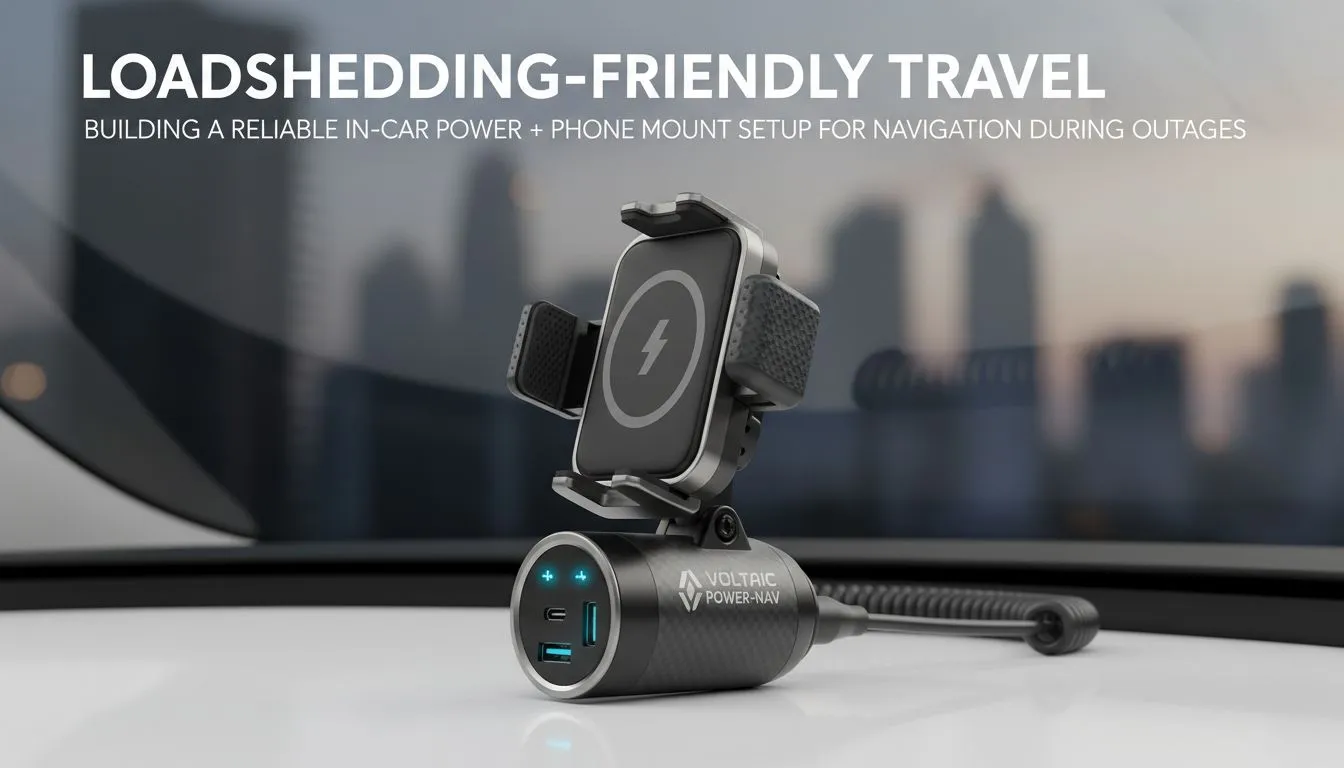 Mount & In-Car Power for Outages