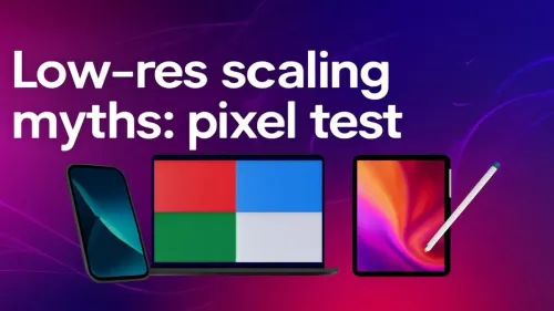 Non Native Resolution Gaming: A Pixel-Perfect Test