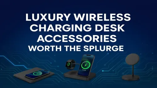 Luxury Wireless Charger: Top Desk Accessories Worth the Splurge