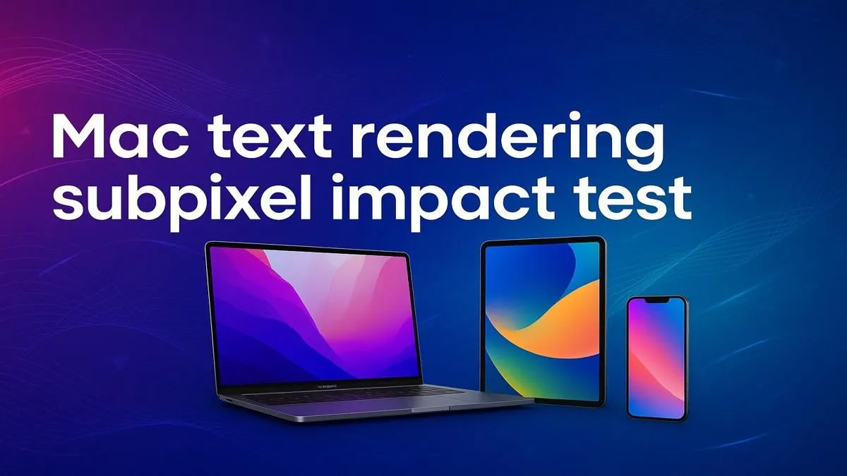 Clarity Test: Mac Text Rendering