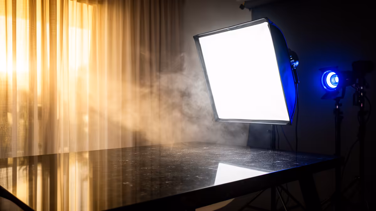 Beating Harsh Sun With Indoor Softboxes