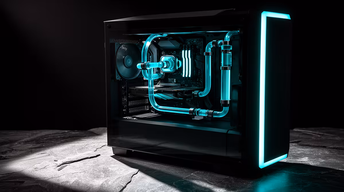 Managing tube routing and space: GPU cooling checks