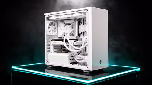Master White PC Cable Management for a Clean Aesthetic
