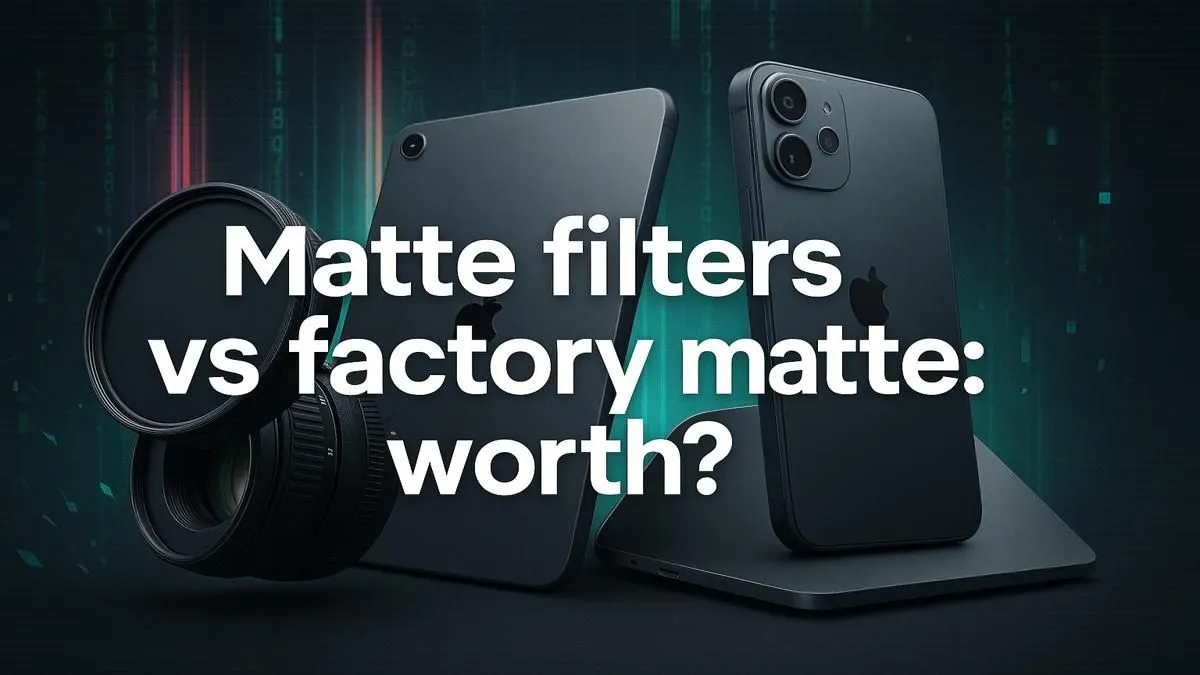Matte Filter or Factory Matte?