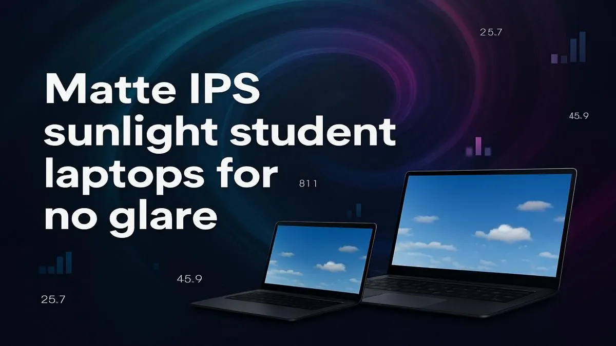 No-Glare Laptops for Studying Outdoors