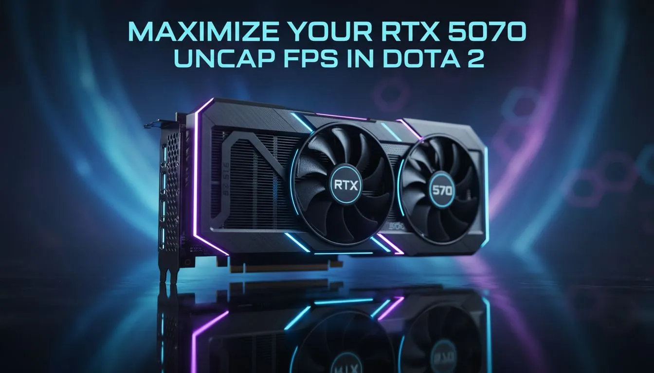 Uncap FPS on RTX 5070 for Dota 2