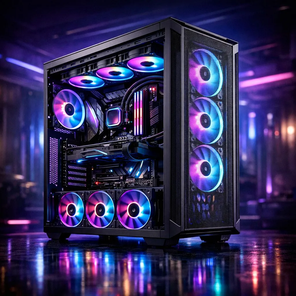 Maximize Cooling in 15-Fan Cases