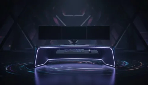 Curved Gaming Desk: Maximize Space with Ergonomic Setups