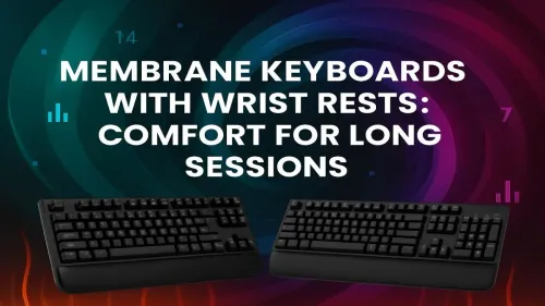 Membrane Keyboard with Wrist Rest: Your Ultimate Comfort Guide