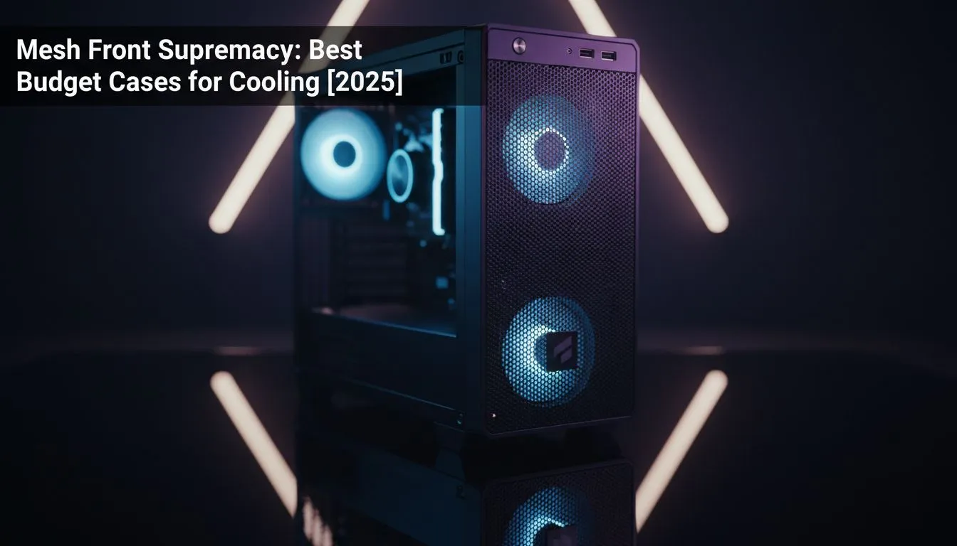 Top Budget Mesh-Front Cases for Cooling