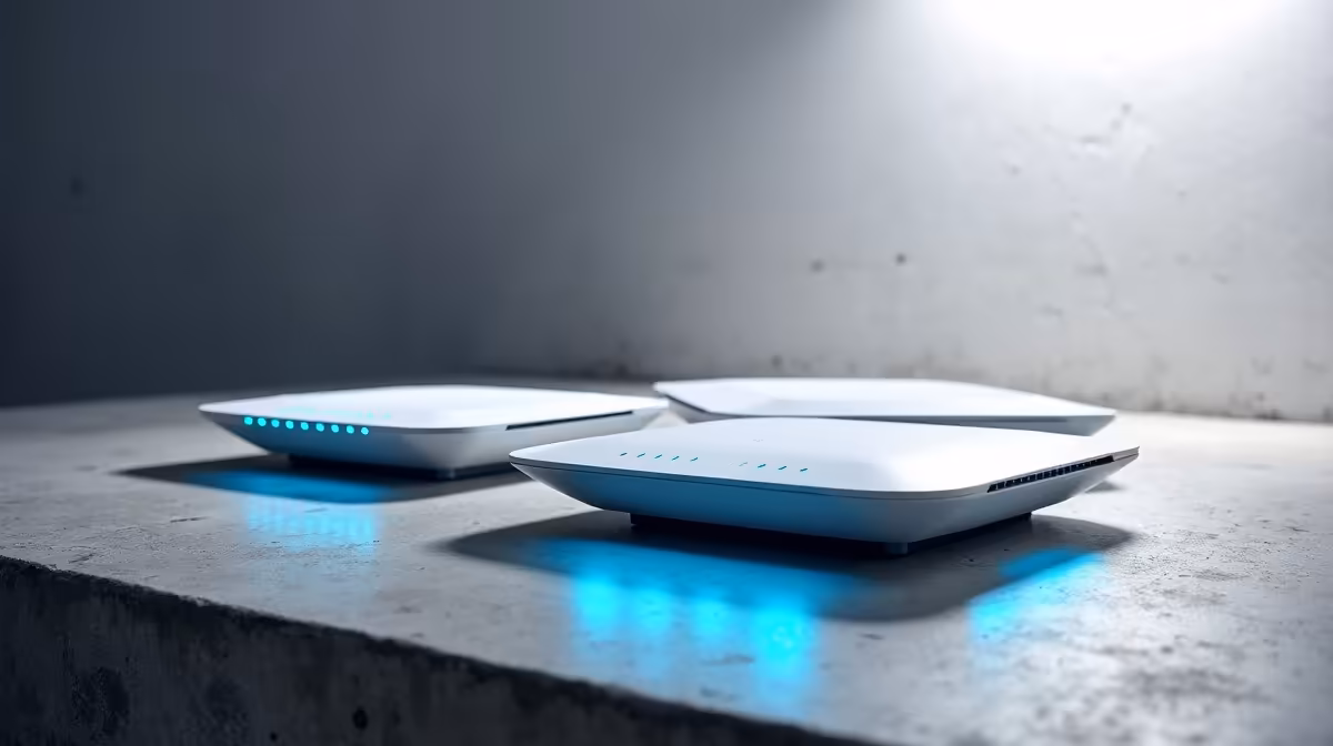mesh router system delivery and pickup buying signals