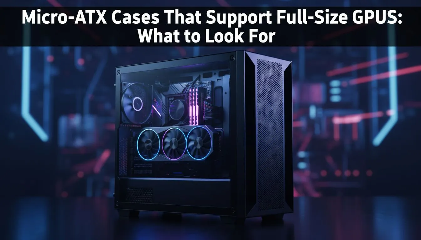 Micro-ATX Cases: Full-Size GPU Guide