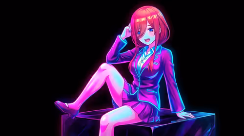 Miku Nakano PM Perching Figure: A Must-Have for Fans