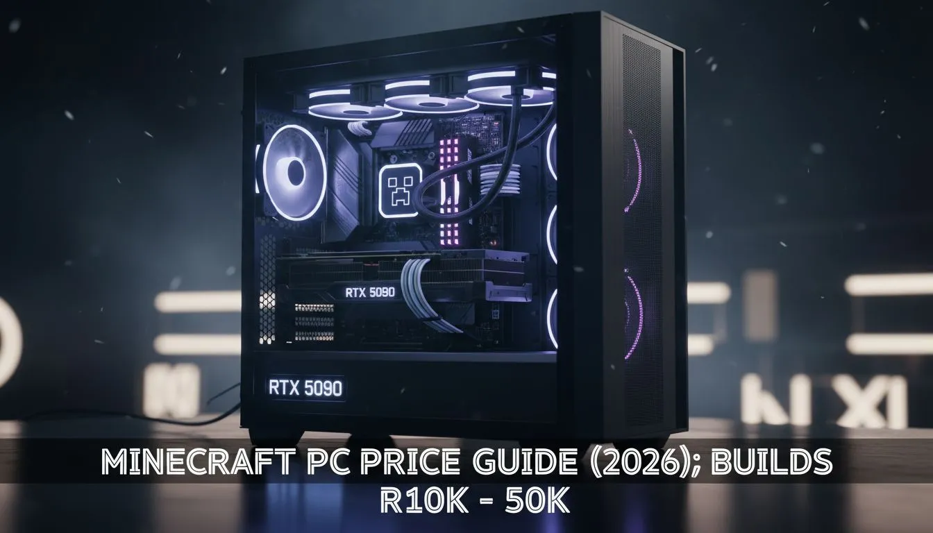 2026 Minecraft PC Builds R10k–R50k