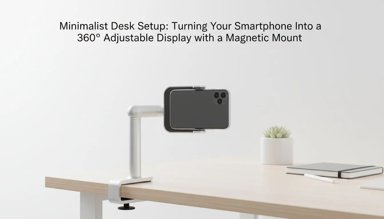 360° Magnetic Desk Phone Display