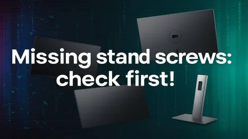 Missing Monitor Stand Screws? Here's Where to Look First