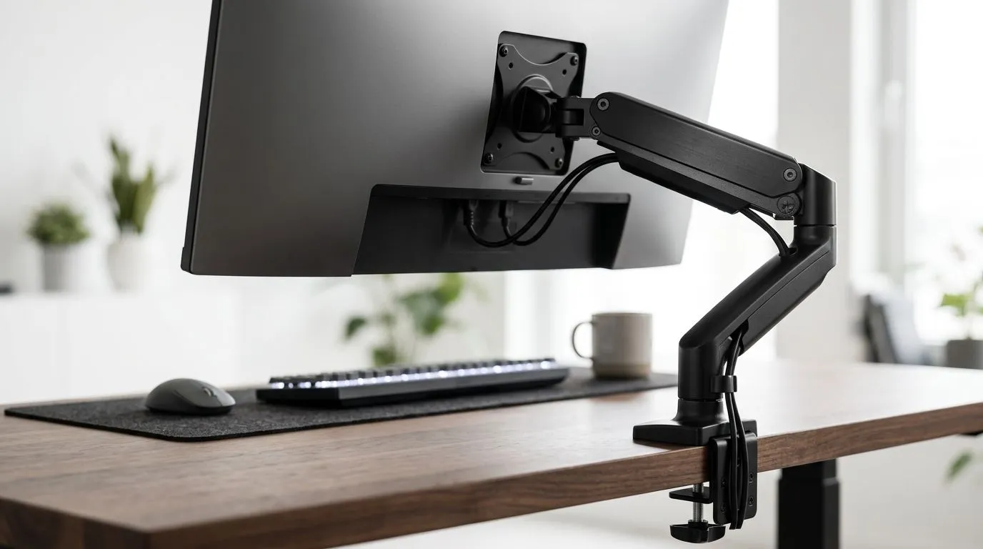 Compare setups for space, comfort, and cable manage
