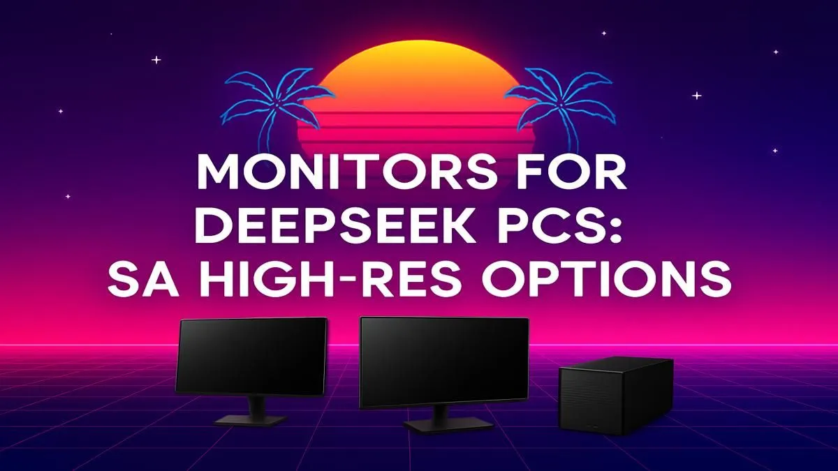 High-Res Monitors for AI & Coding