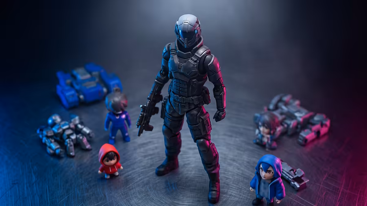 Creative Anime Figure Displays