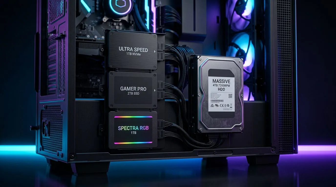 SSD + HDD layout tips for clean builds