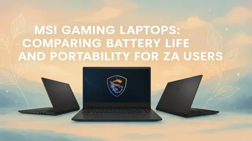 MSI Gaming Laptop Battery Life: Portability Guide for SA