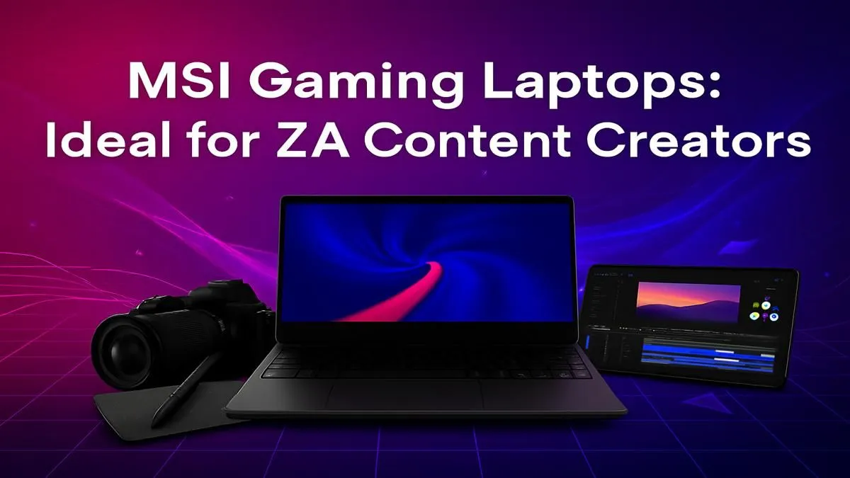 MSI Laptops for ZA Creators