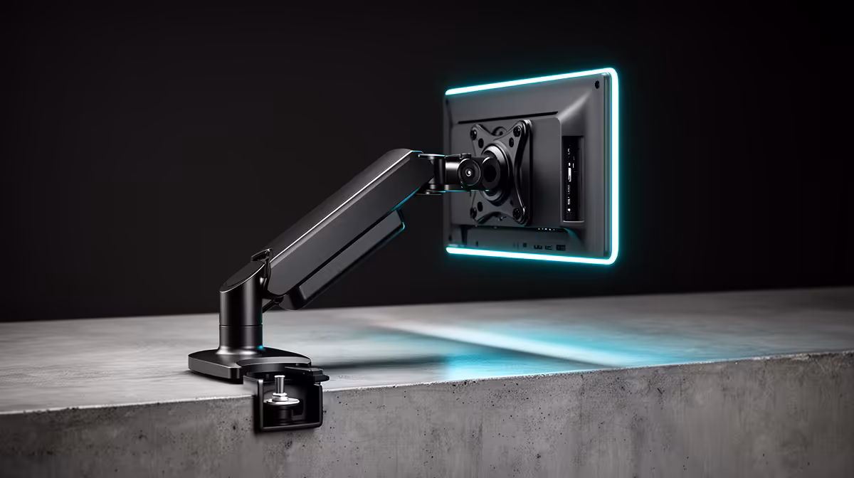 Mounting a rig without touching the walls or floor