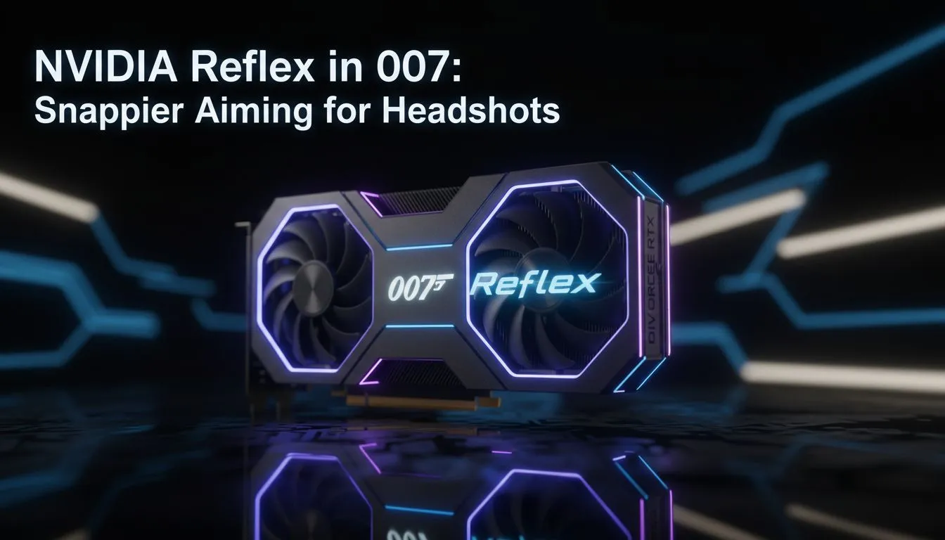 Snappier Aiming with NVIDIA Reflex in 007