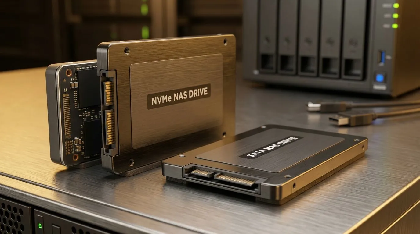 NVMe vs SATA SSD for NAS - Backup & Streaming