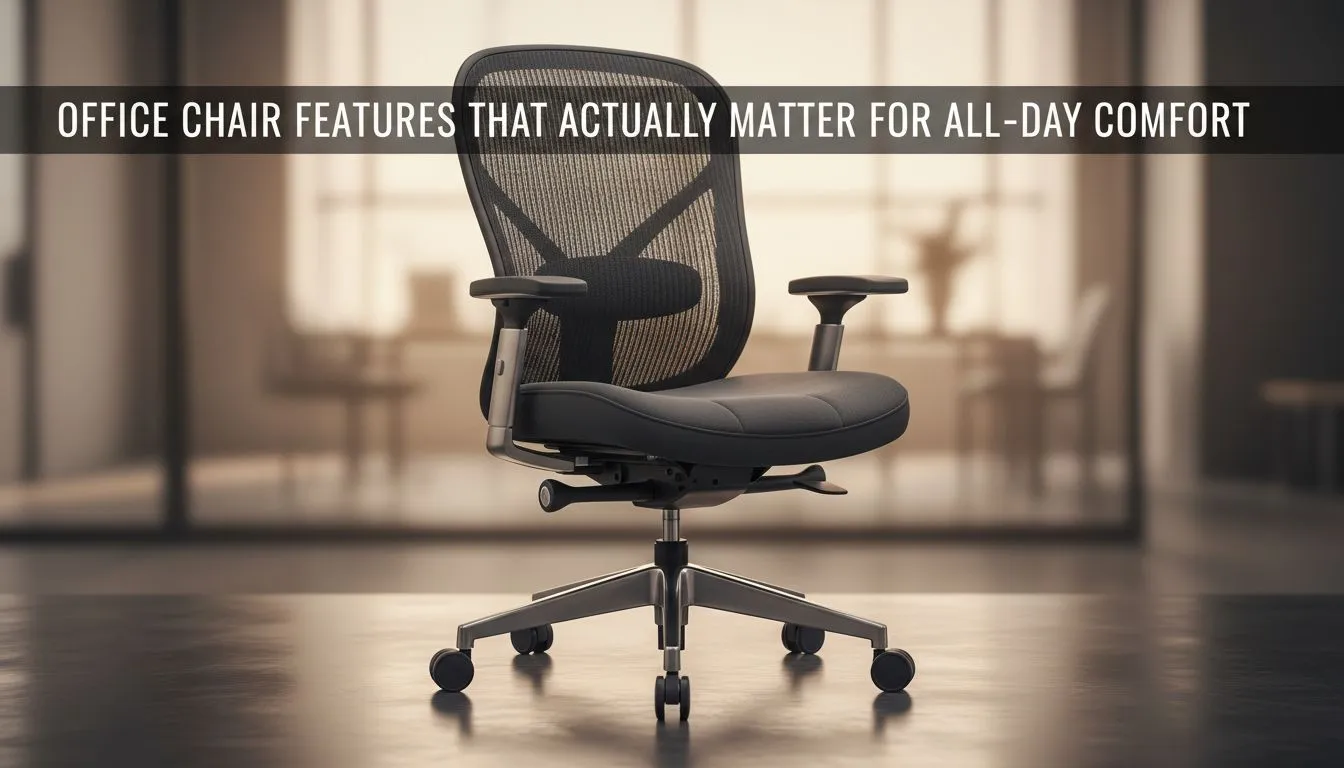 Key Office Chair Features for Comfort
