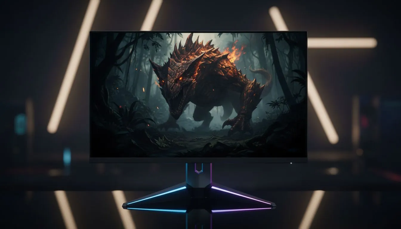 See Monster Hunter in Dark with OLED