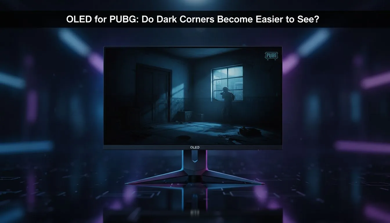 OLED for PUBG: Visibility in Dark Corners