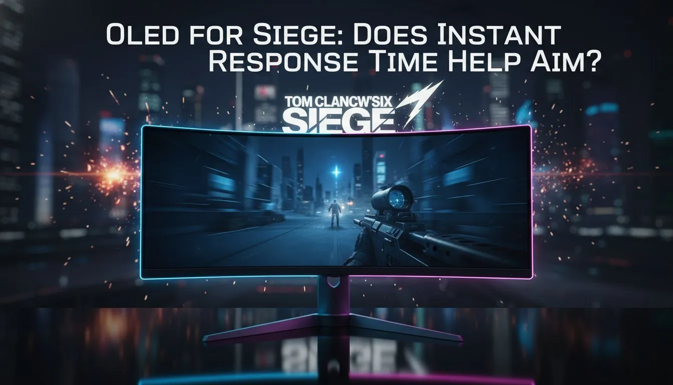 Instant OLED response and player aim