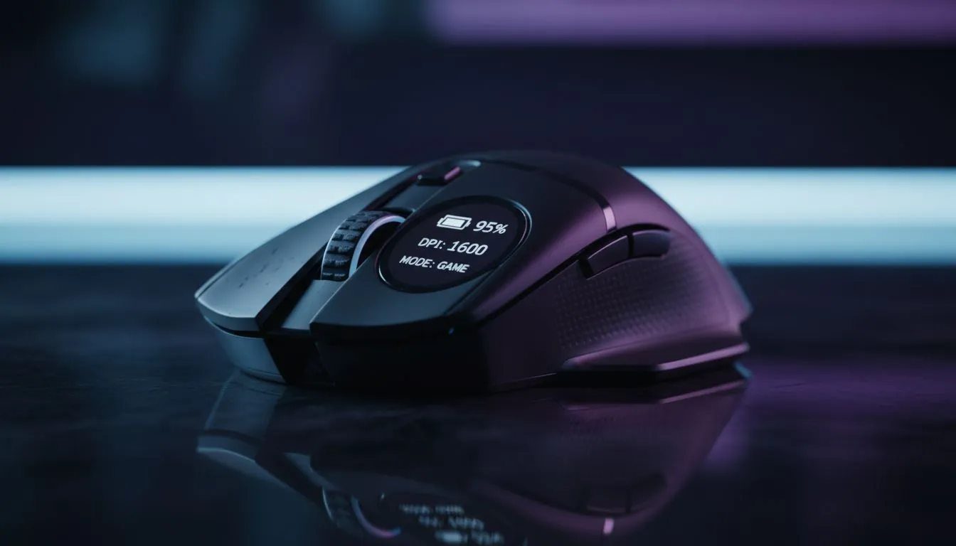 What an OLED Mouse Display Shows