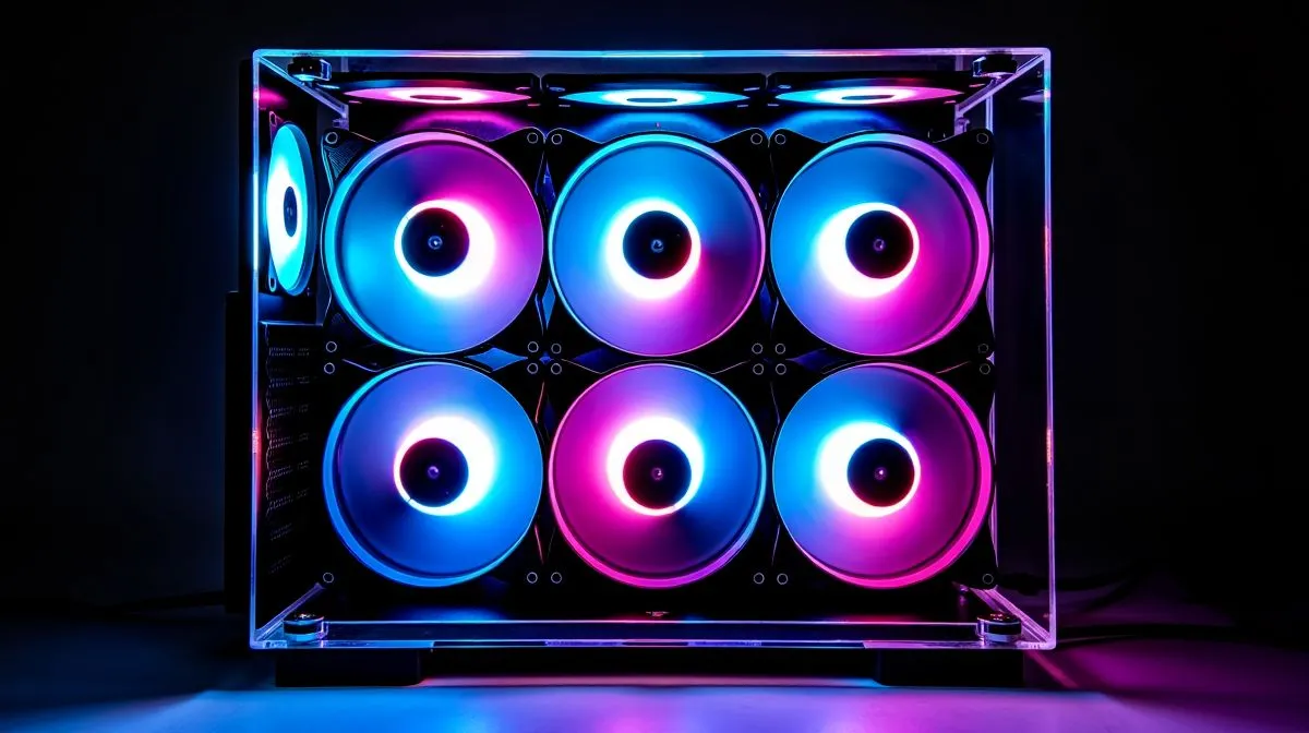 Tune 7 fans for airflow and ARGB punch