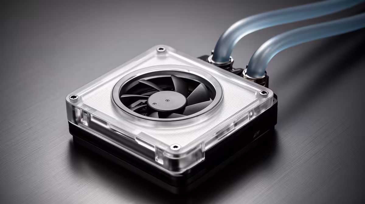 Optimising an AIO Cooler with an Embedded VRM Fan for