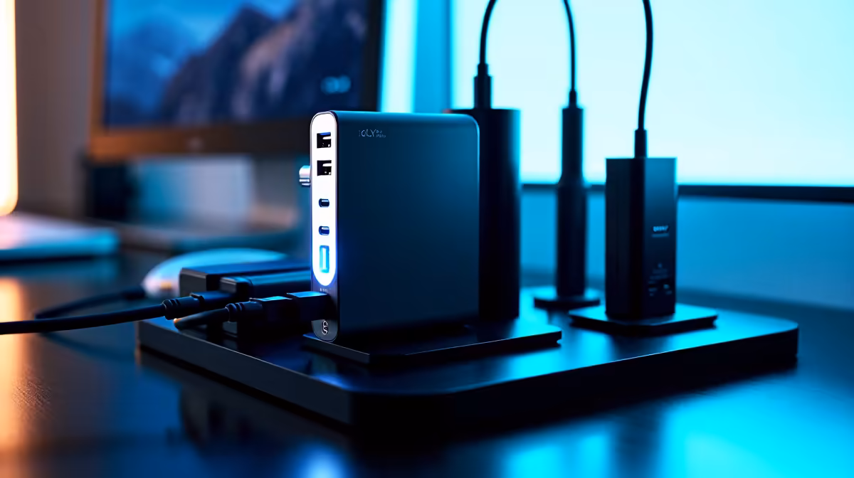 Neat Charger and Adapter Organisation