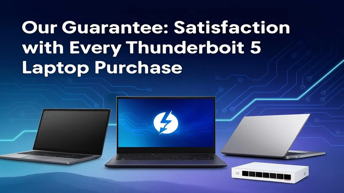 Thunderbolt 5 Laptop Guarantee | Shop with Confidence at Evetech
