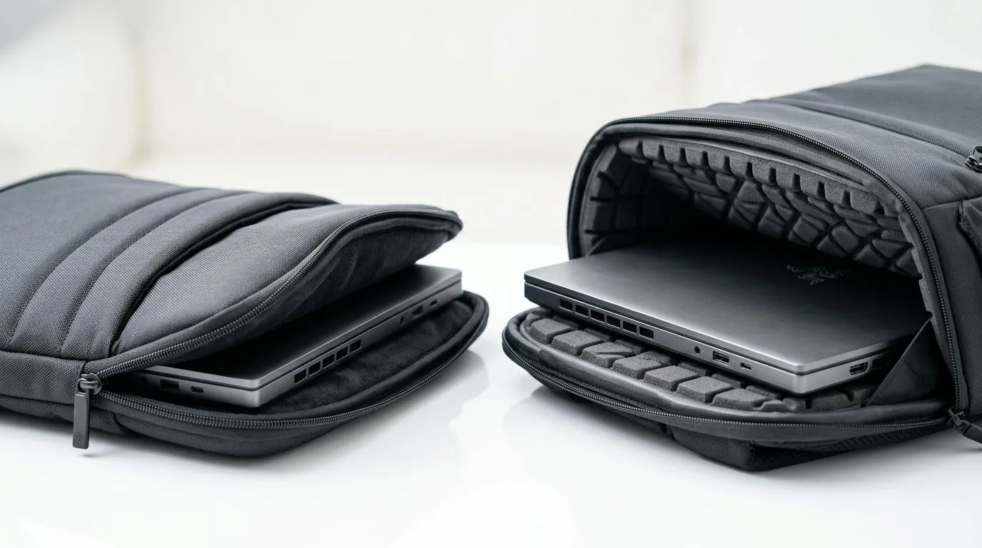 Which option protects a 16-inch gaming laptop best?