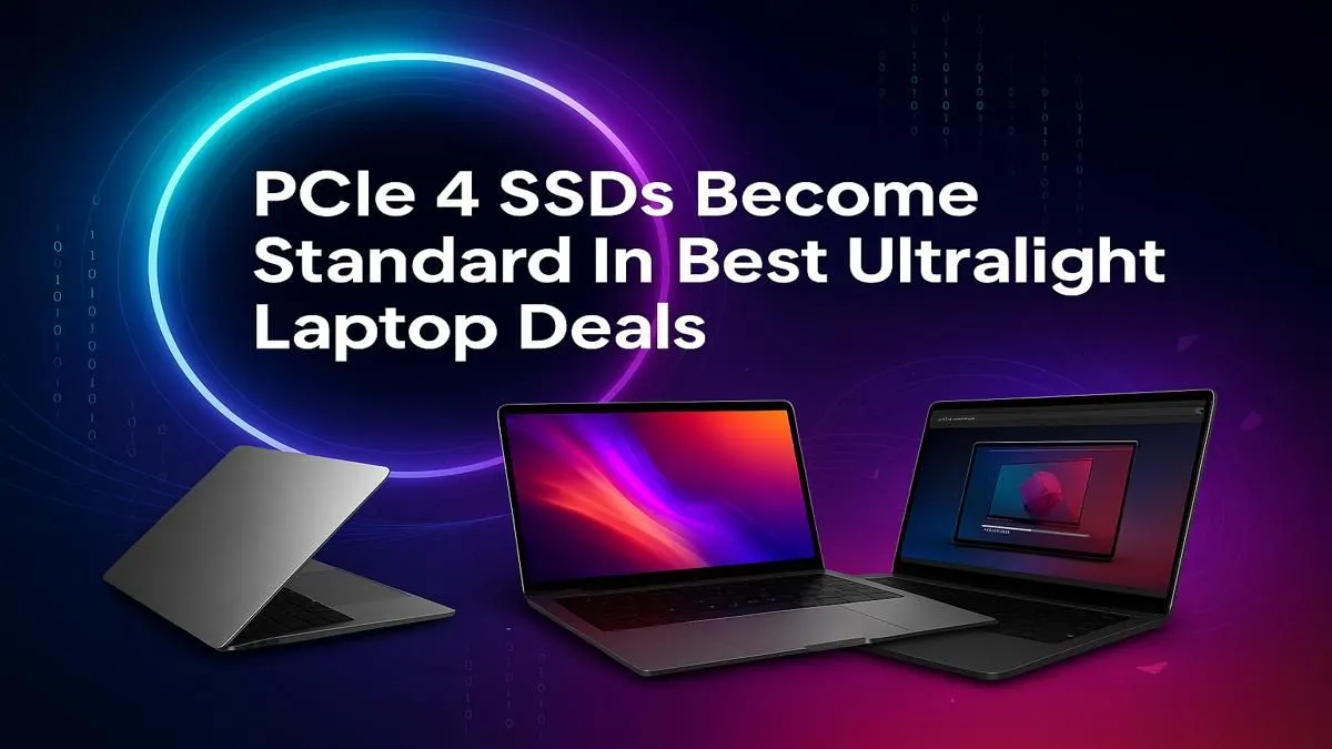 Ultralight Laptops Upgrade to PCIe 4 SSDs