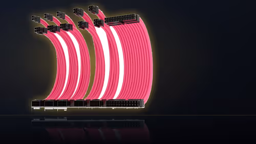 PET transparent sleeves and braided copper refer to different cable layers