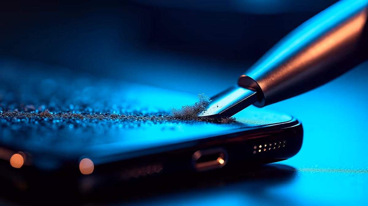 Stop charging issues from lint